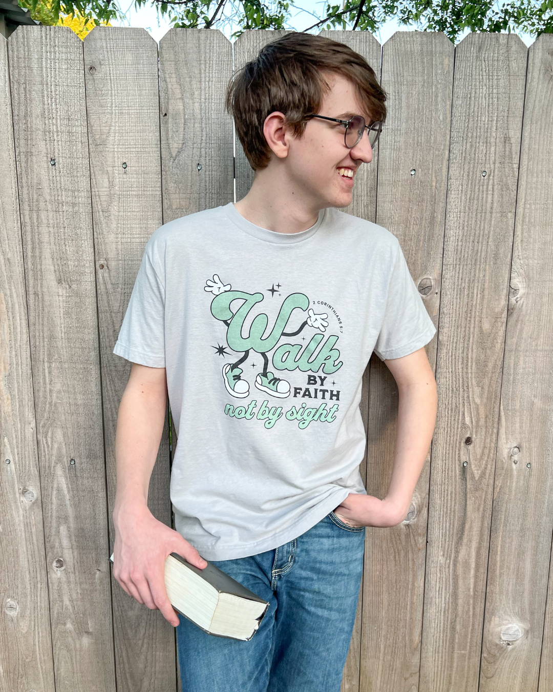 walk by faith tee