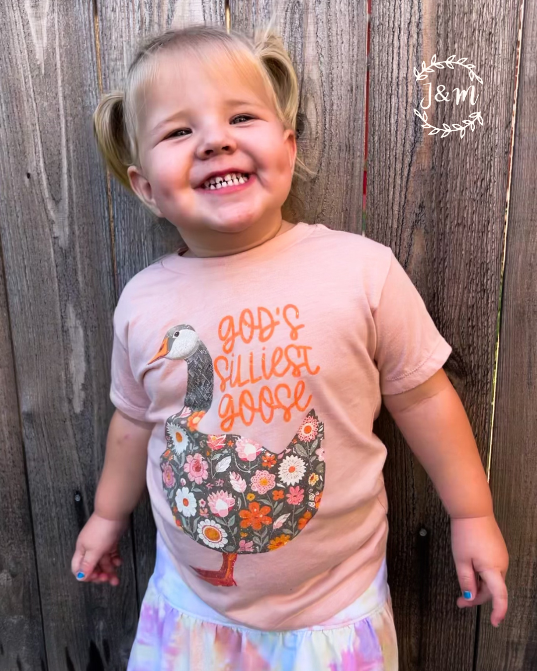 God's silliest goose | kids tee