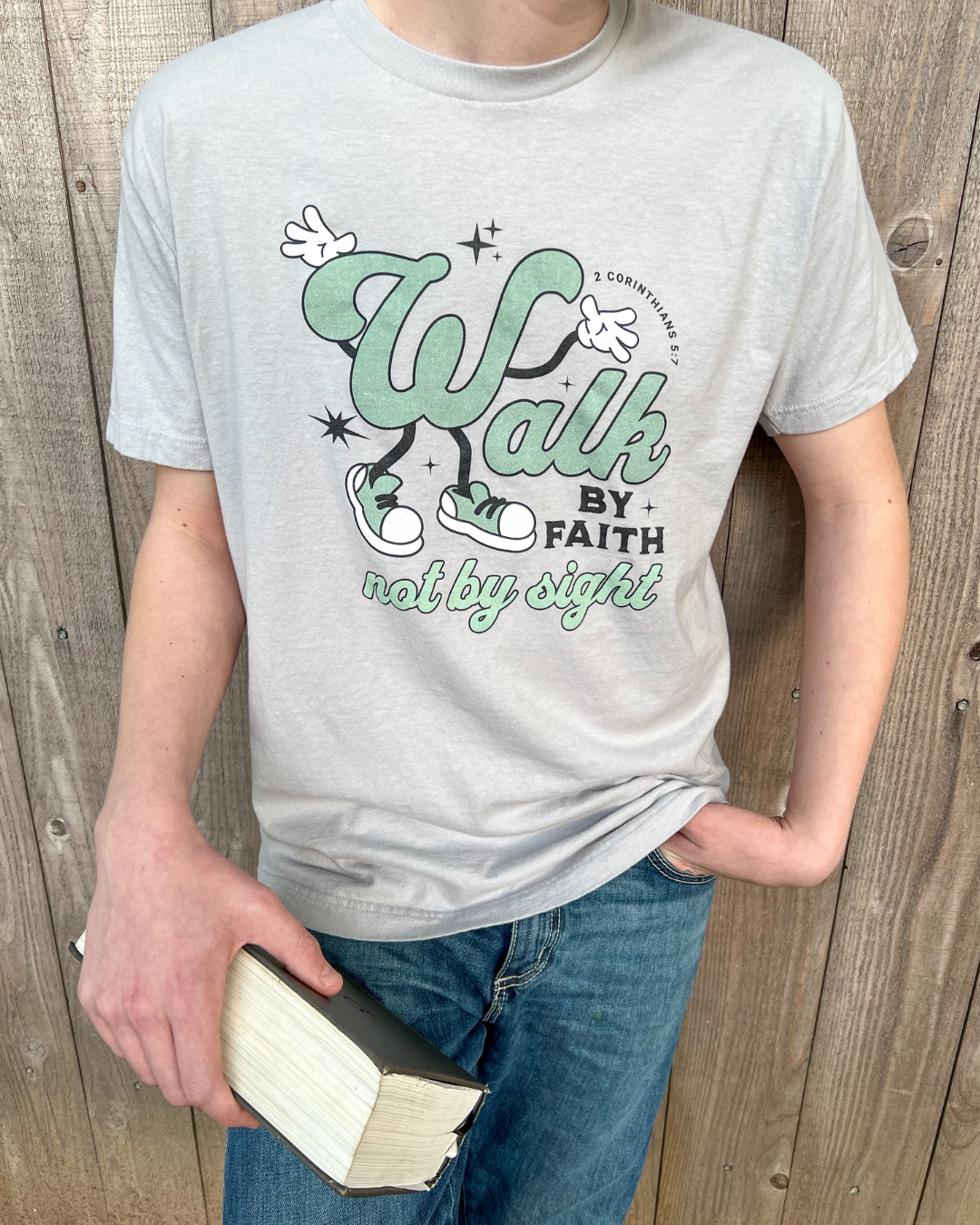 walk by faith tee