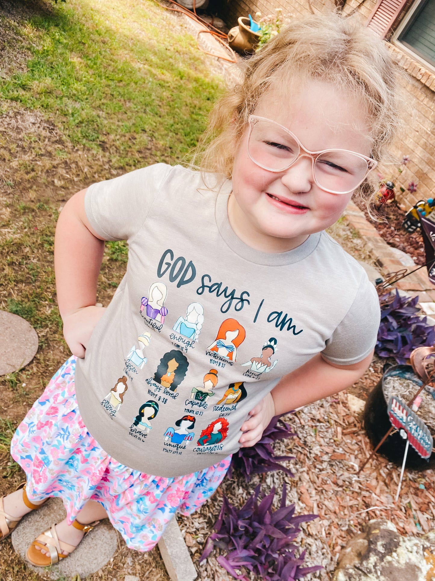 God says i am | princess tee