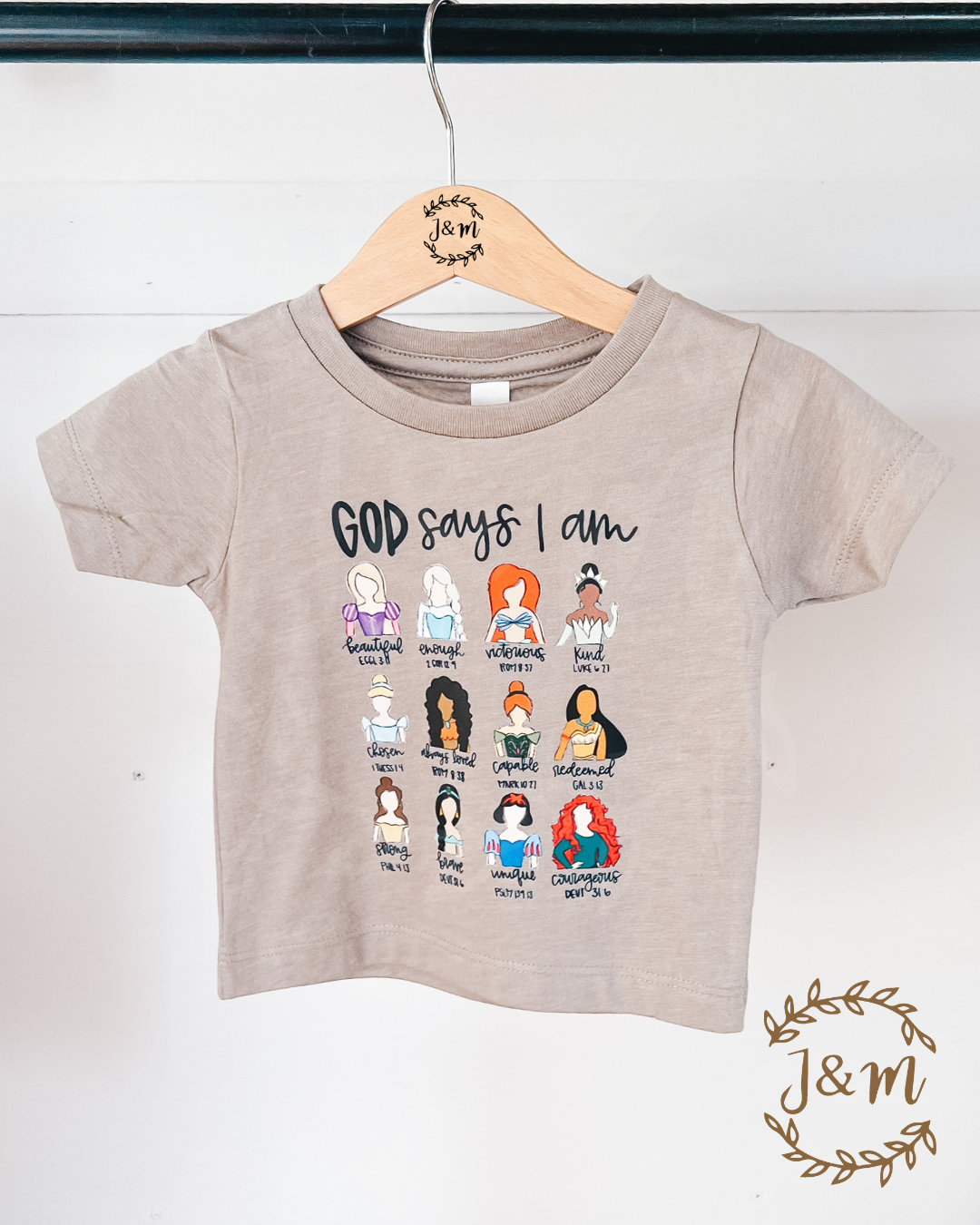 God says i am | princess tee