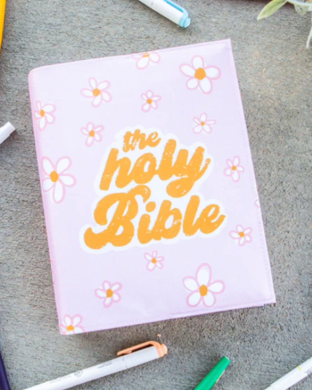 daisy Bible slipcover