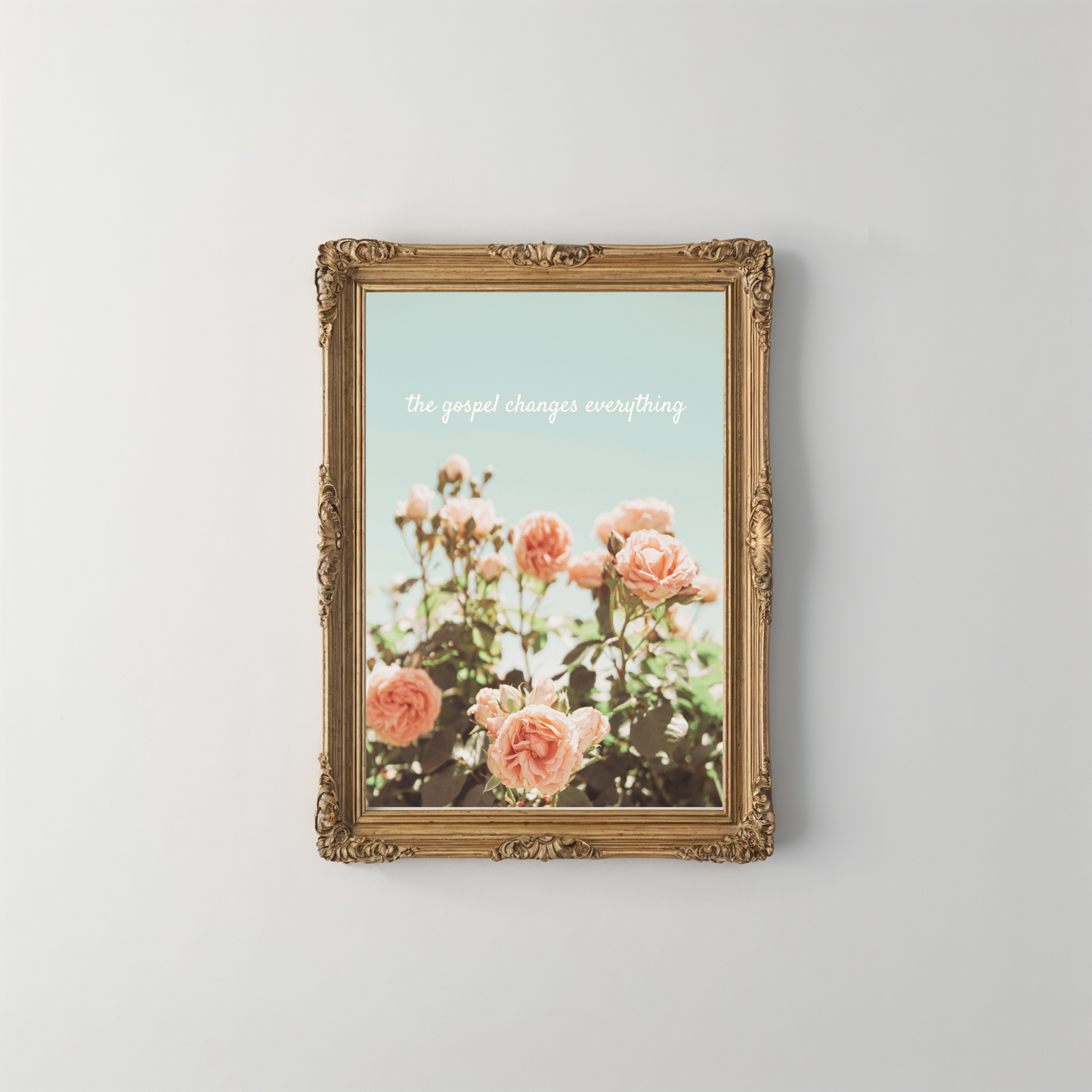 the Gospel changes everything | artwork