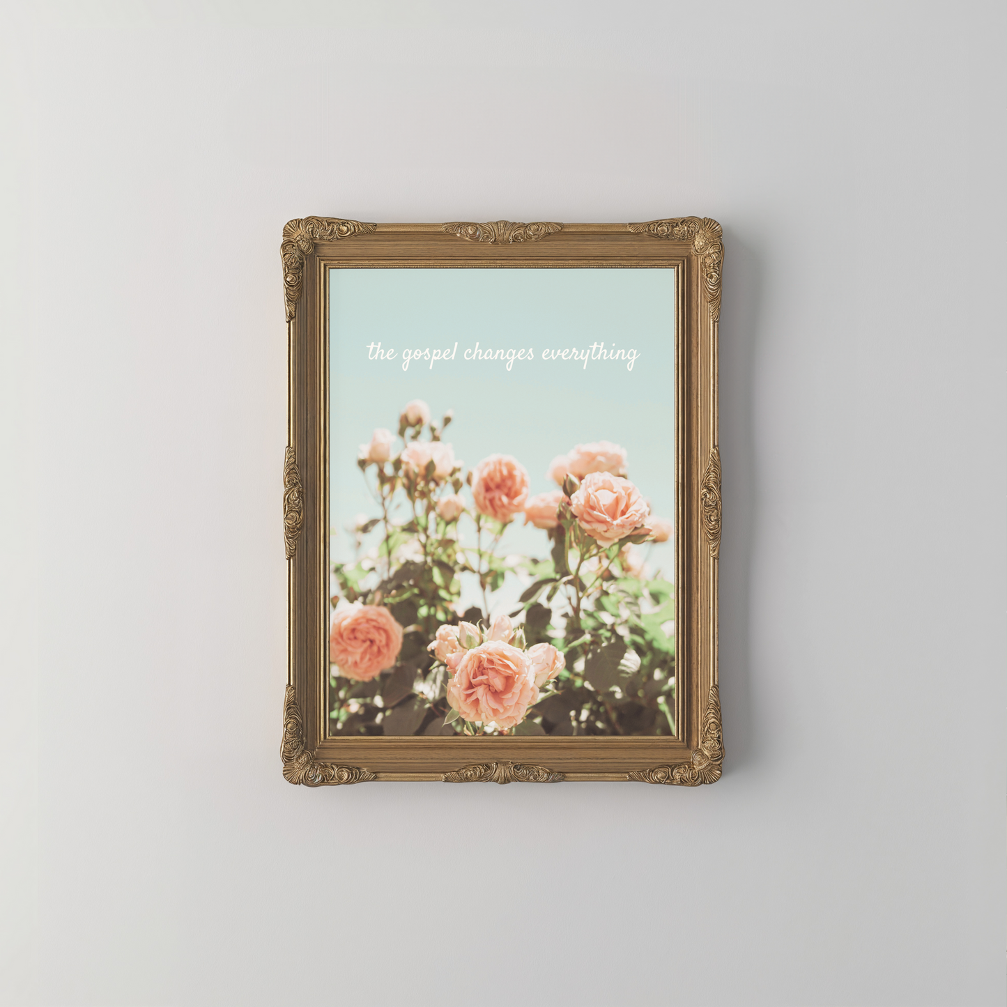 the Gospel changes everything | artwork