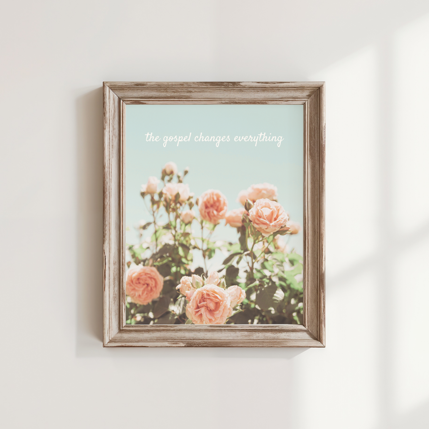 the Gospel changes everything | artwork