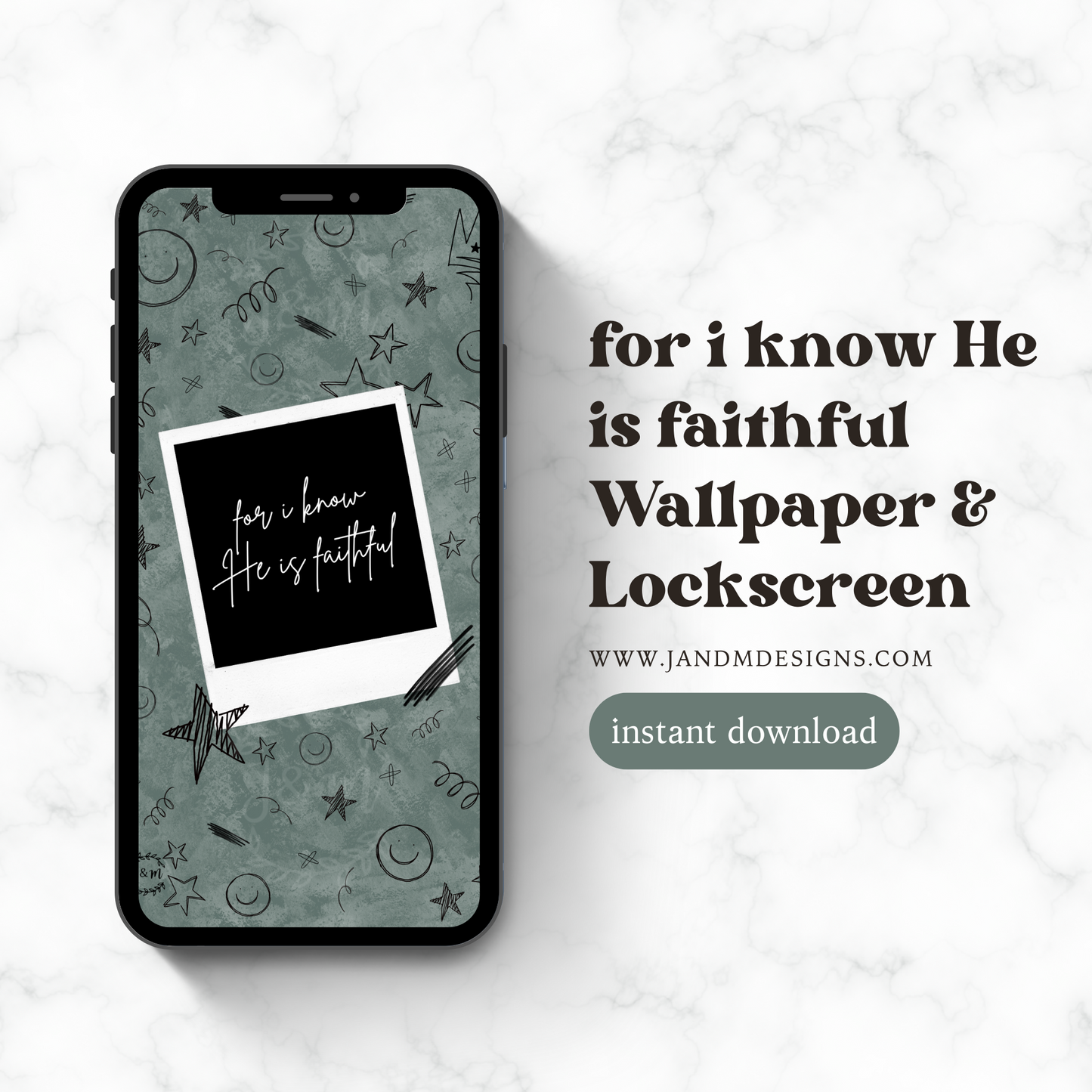 seek Him first & He is faithful phone wallpaper