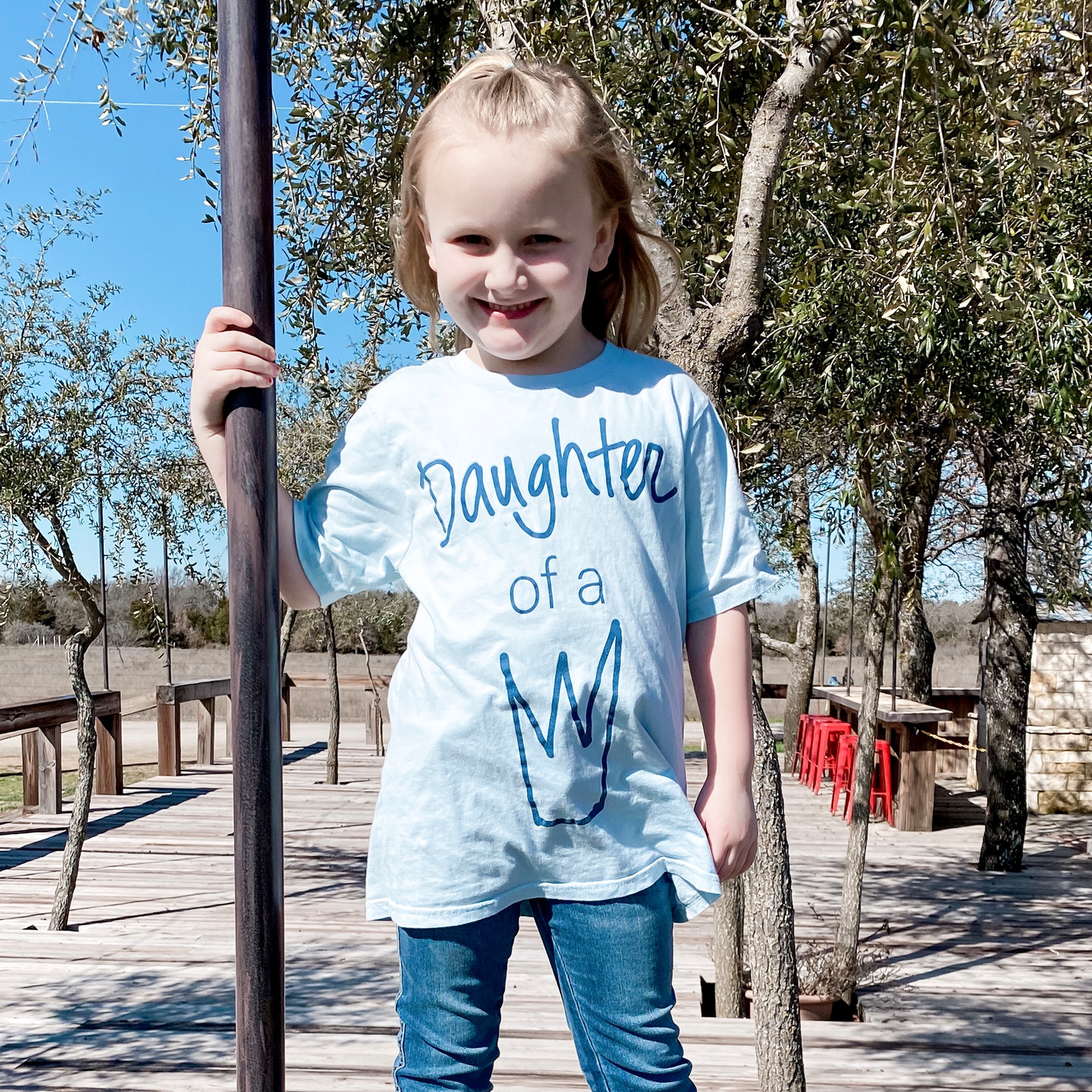 daughter of a KING youth tee