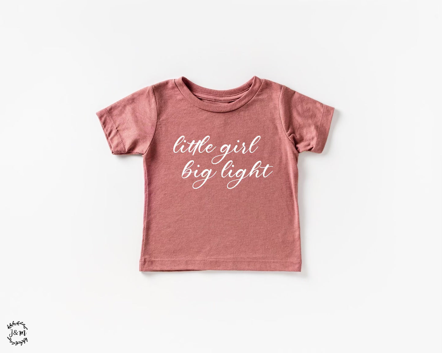 little girl, big light tee | devotional included