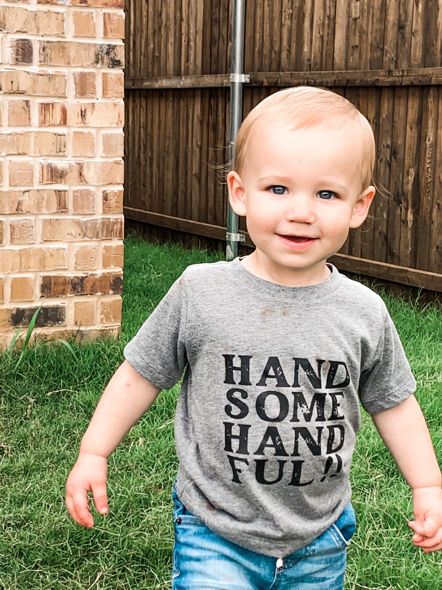 handsome handful tee