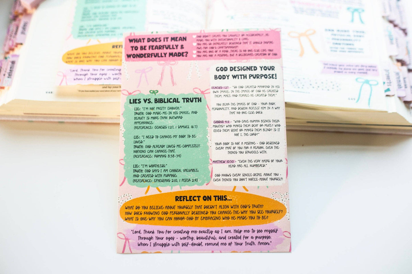Fearfully + Wonderfully Made Tip-in Sheet