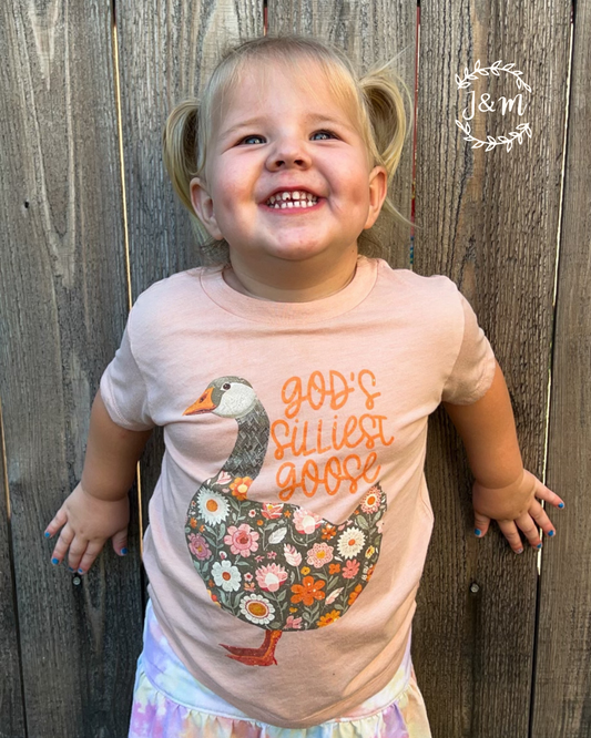 God's silliest goose | toddler tee