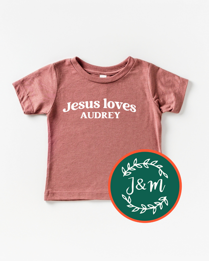 Jesus loves ________ | custom tee