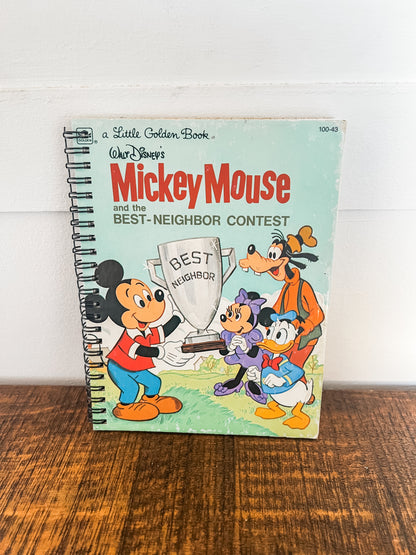 repurposed vintage children's book | coloring book/journal