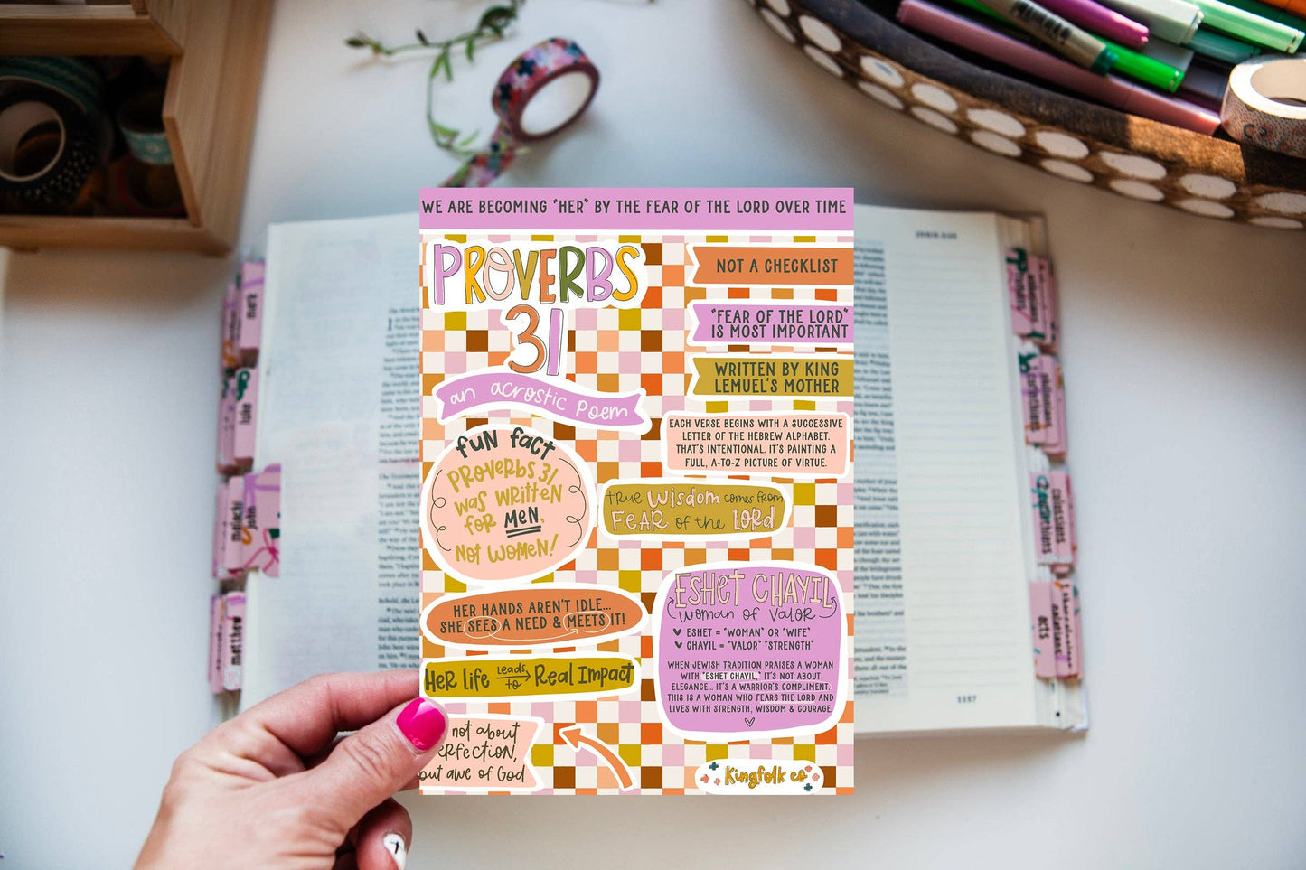 Proverbs 31 Sticker Sheet
