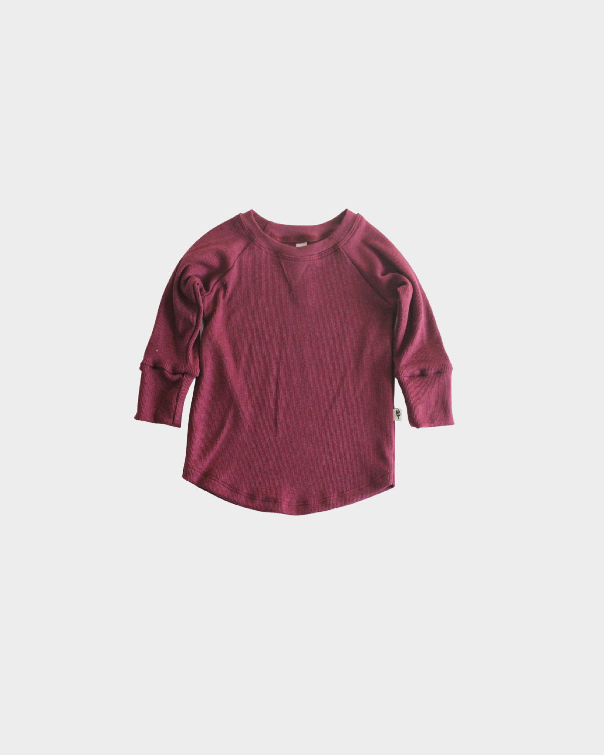 cranberry ribbed top